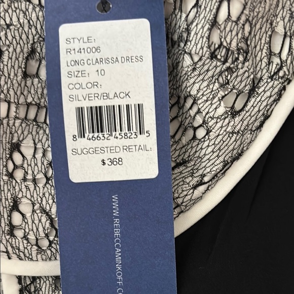 NWT Rebecca Minkoff Black and White Women's Dress 10 - Picture 6 of 7